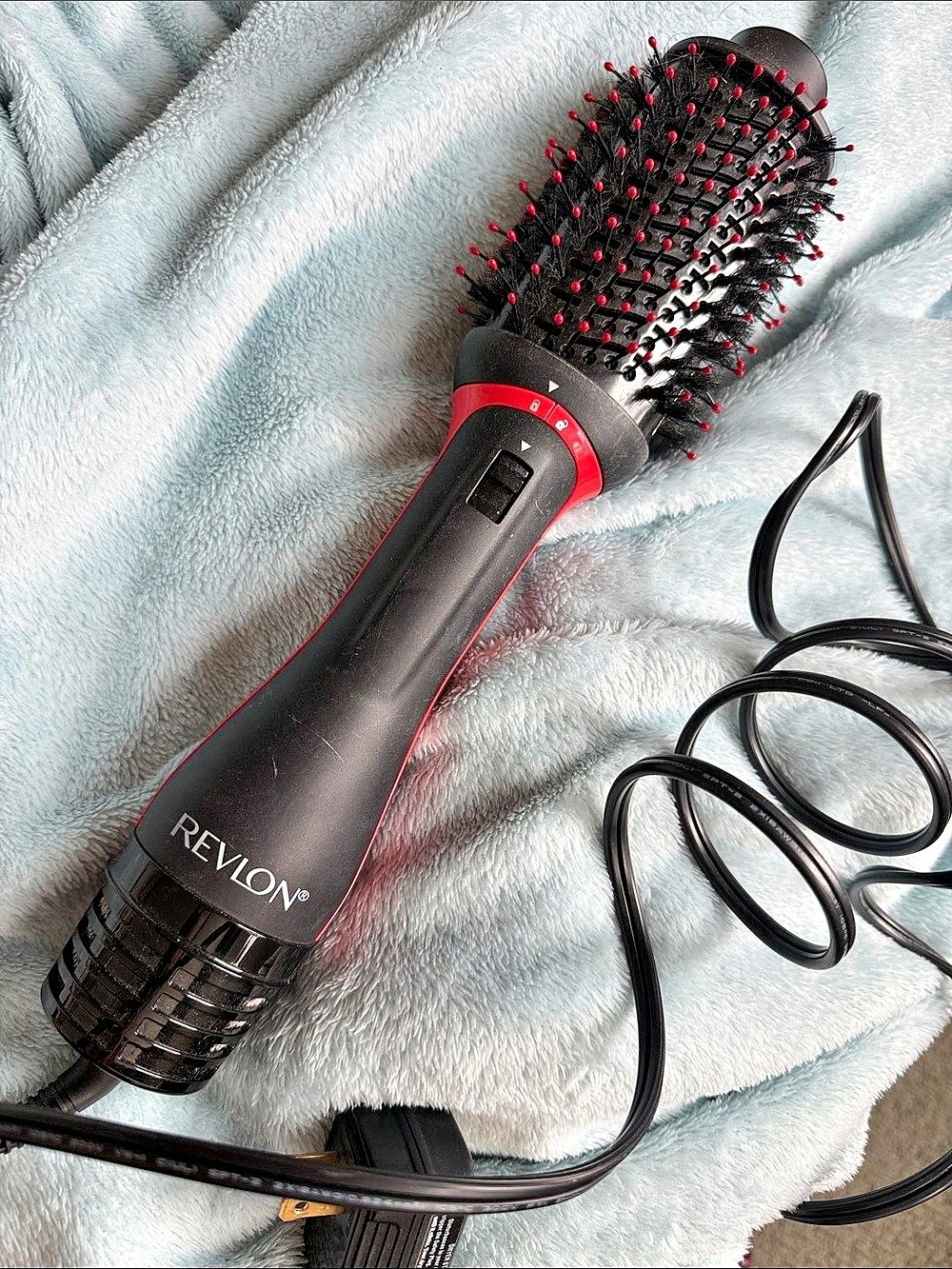Revlon One-Step Volumizer Plus 2.0 Hair Dryer and Hot Air Brush Black & Red